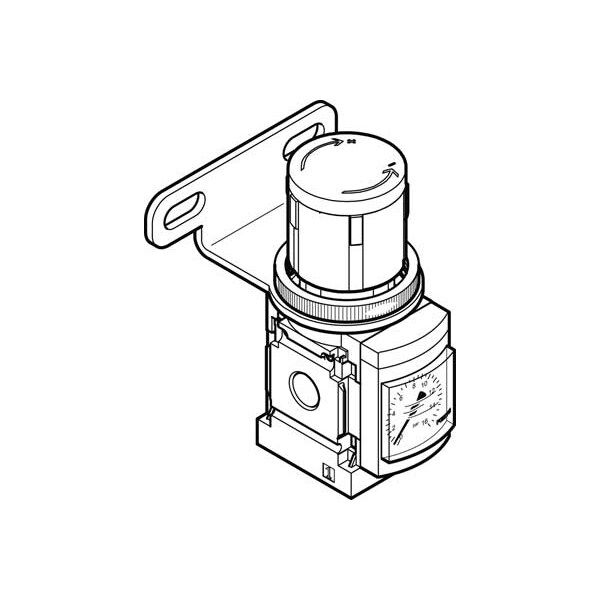 Festo Pressure Regulator MS4-LR-1/8-D6-WR MS4-LR-1/8-D6-WR - main